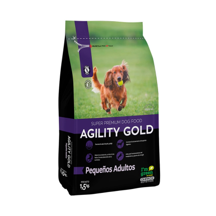 Agility Gold Pequeños Adultos x 500 Gr