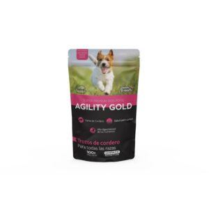 Agility Gold Trozos de Cordero x 100 gr