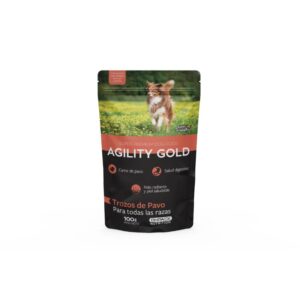 Agility Gold Trozos de Pavo x 100 gr