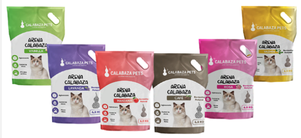 Arena calabaza café, lavanda, rosa, jazmín x 10 kg