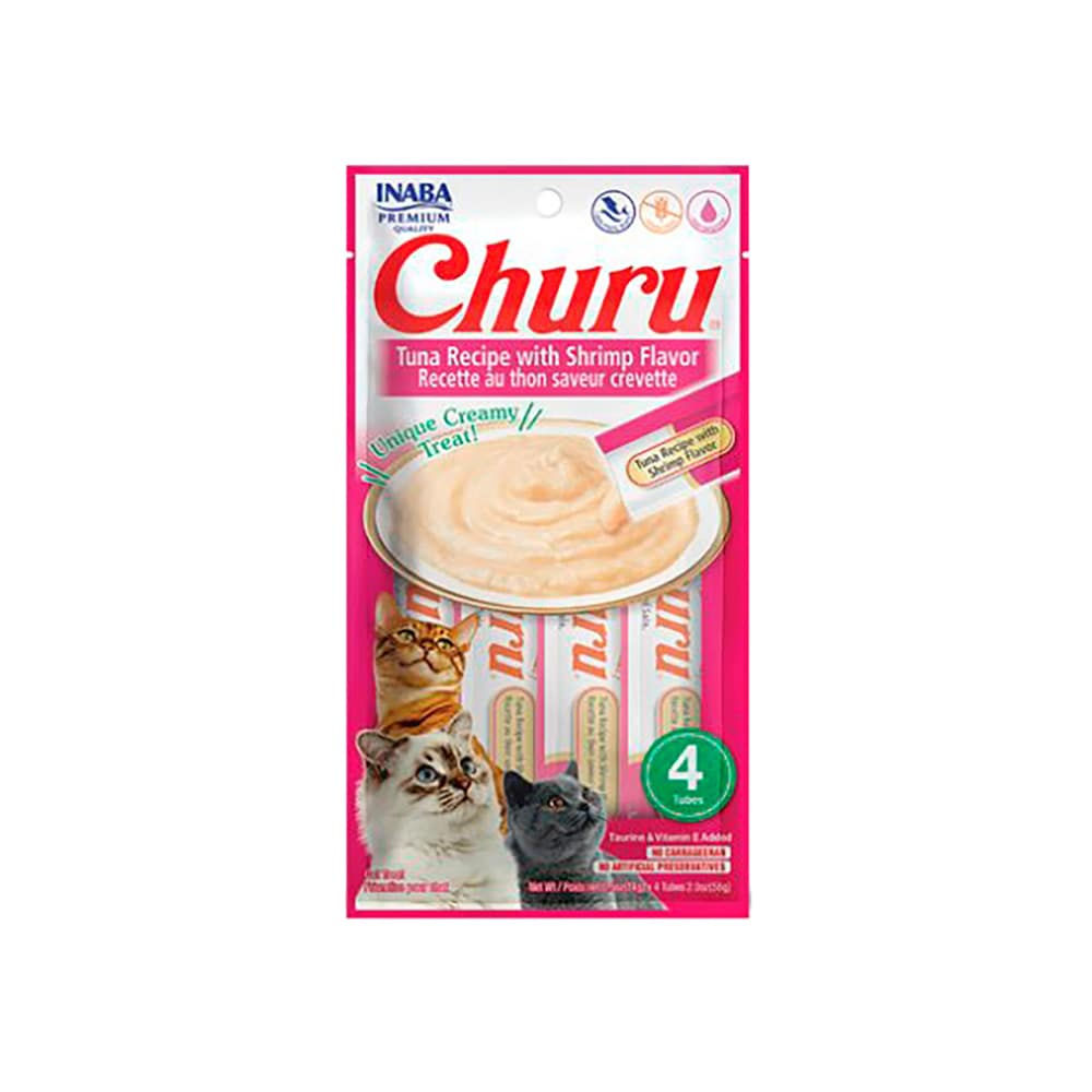 Churu tuna recipe with shrimp flavor (fucsia) x 4 und
