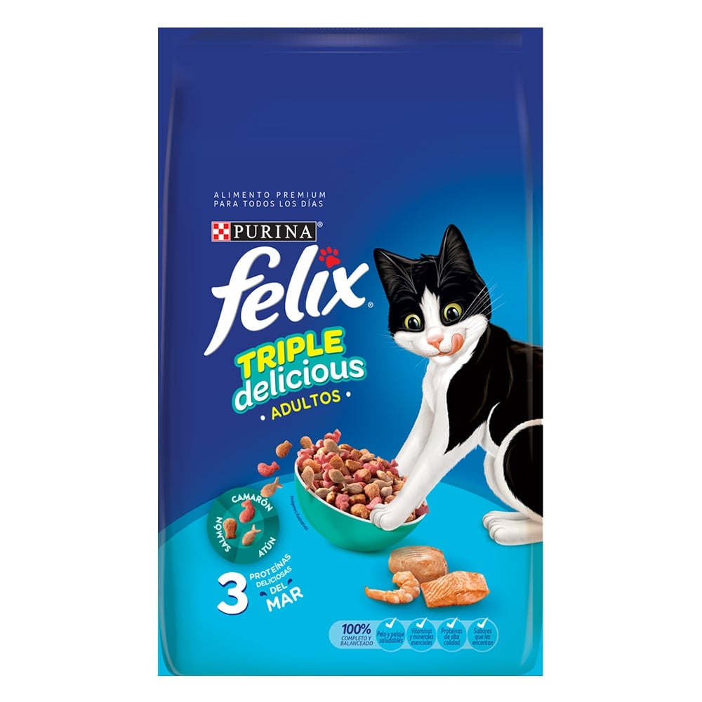 Felix gato adulto triple delicius
