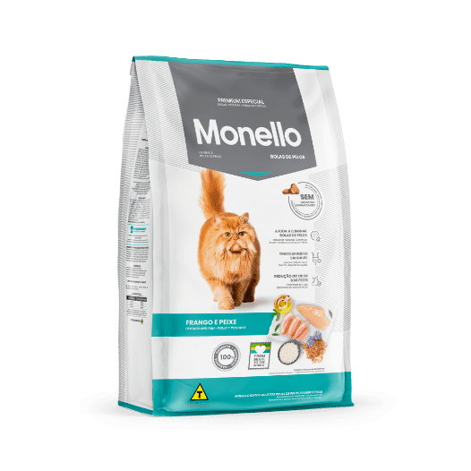 Monello gato bolas de pelo