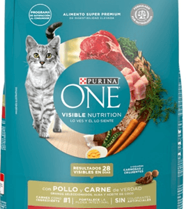 One gato adulto pollo y carne x 2 kg