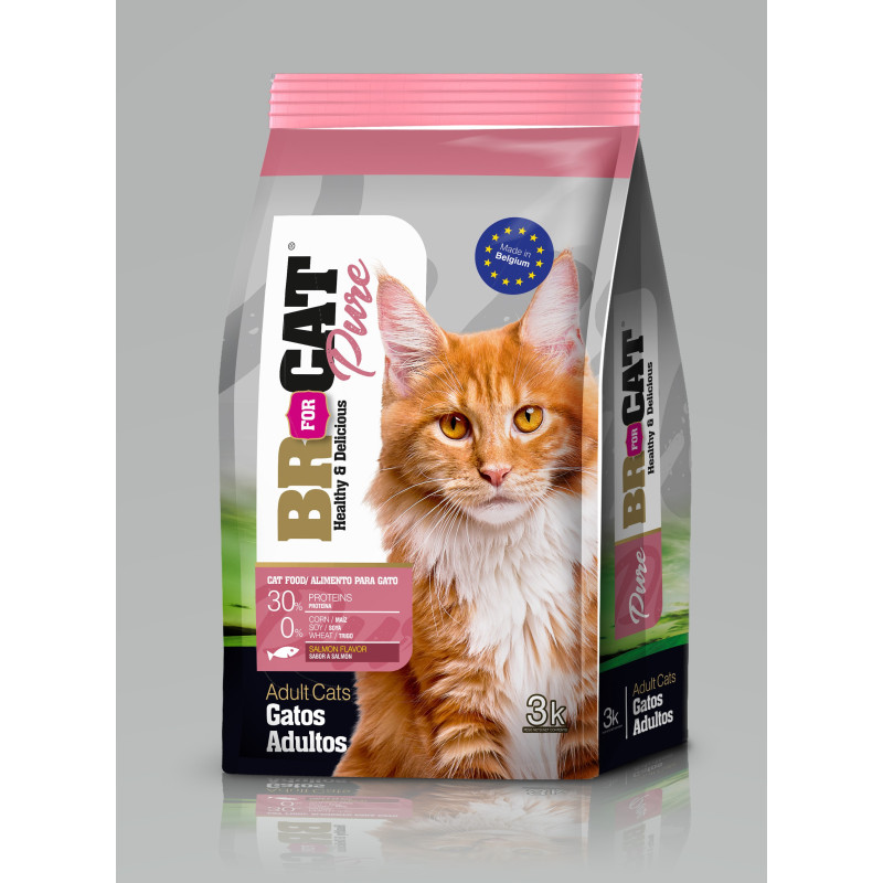 Br for cat adulto castrado salmon x 3 kg