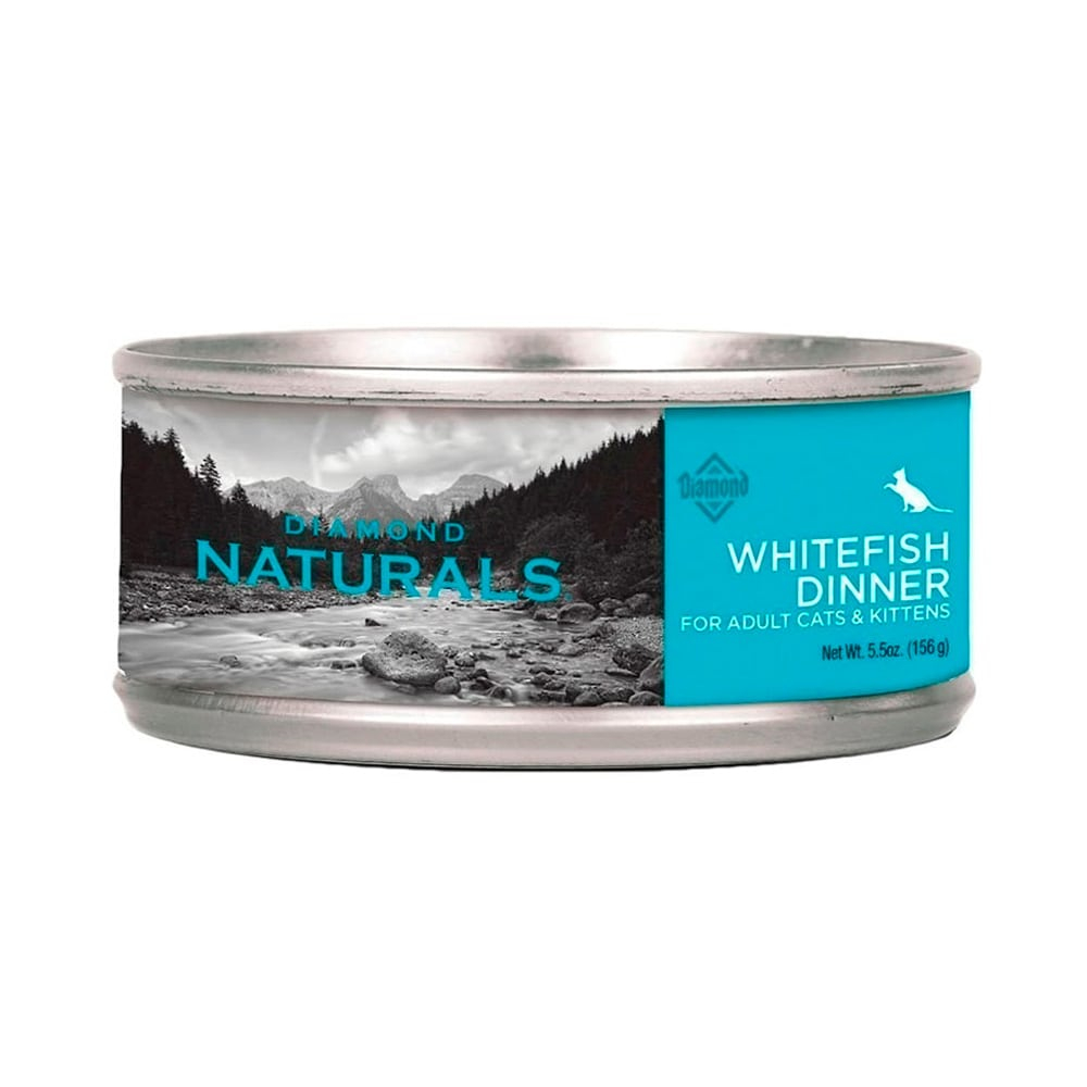 Lata diamond naturals Whitefish dinner cat (5.5oz)