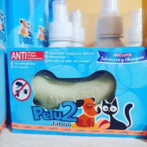 Jabón pelu2 clorexidina y caléndula