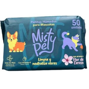 Pañitos húmedos misty pet x 100 und