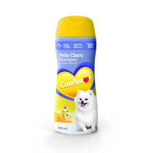 Shampoo con acondicionador pelo claro x 250 ml perro y gato