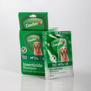Sobre de shampoo insecticida x 30 ml para perro can amor