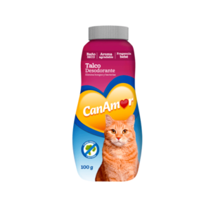 Talco desodorante canamor gato x 100 gr