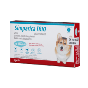 Simparica trio blue 10,1 a 20 kg