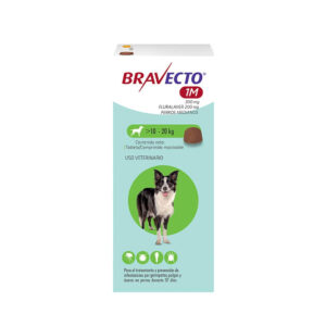 Bravecto 1M 10 a 20 kg (verde oscuro)
