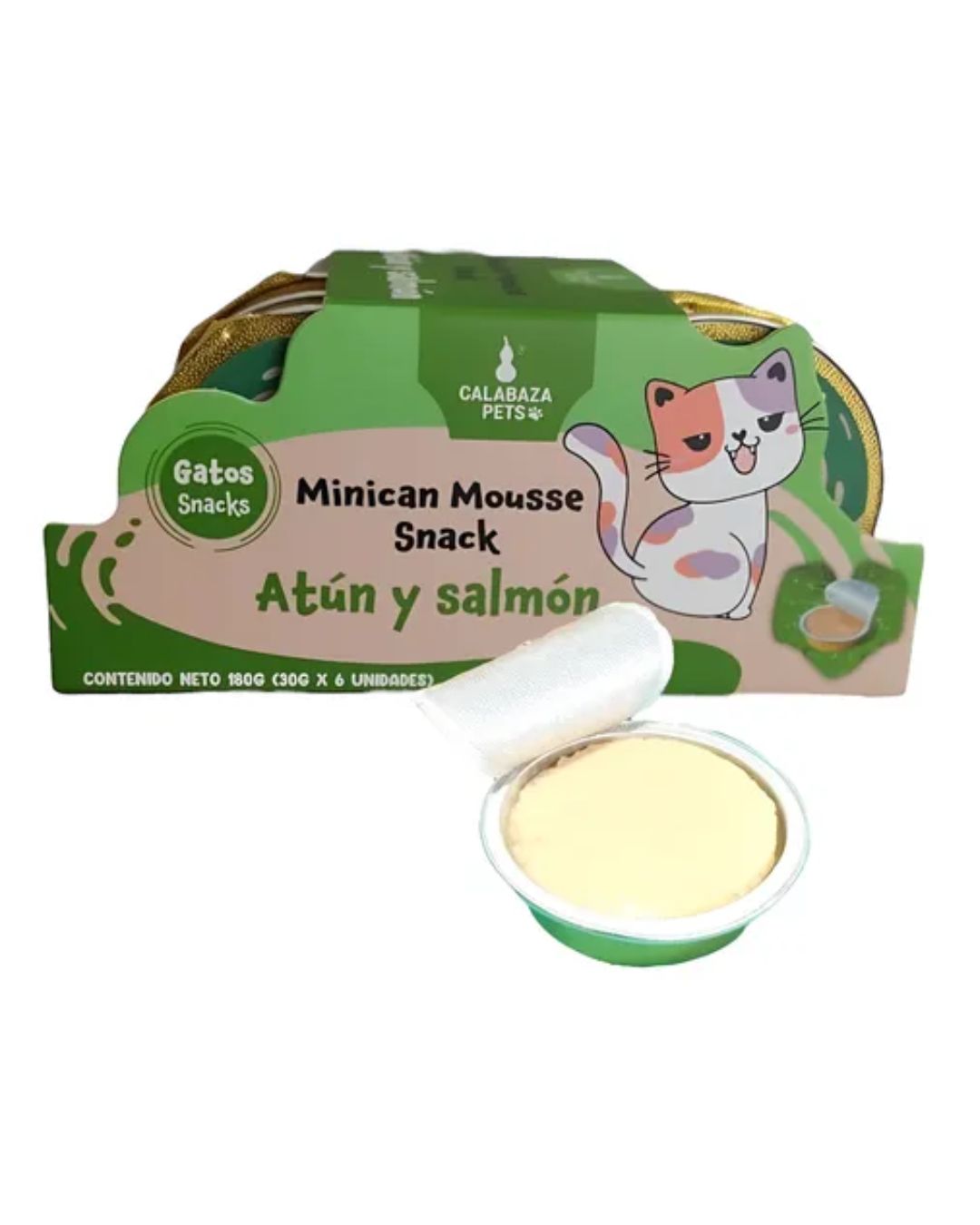 Minican mousse alimento atun, salmon y bacalao lata x30gr