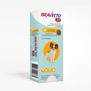 Bravecto 1M 2 a 4.5 kg Amarillo