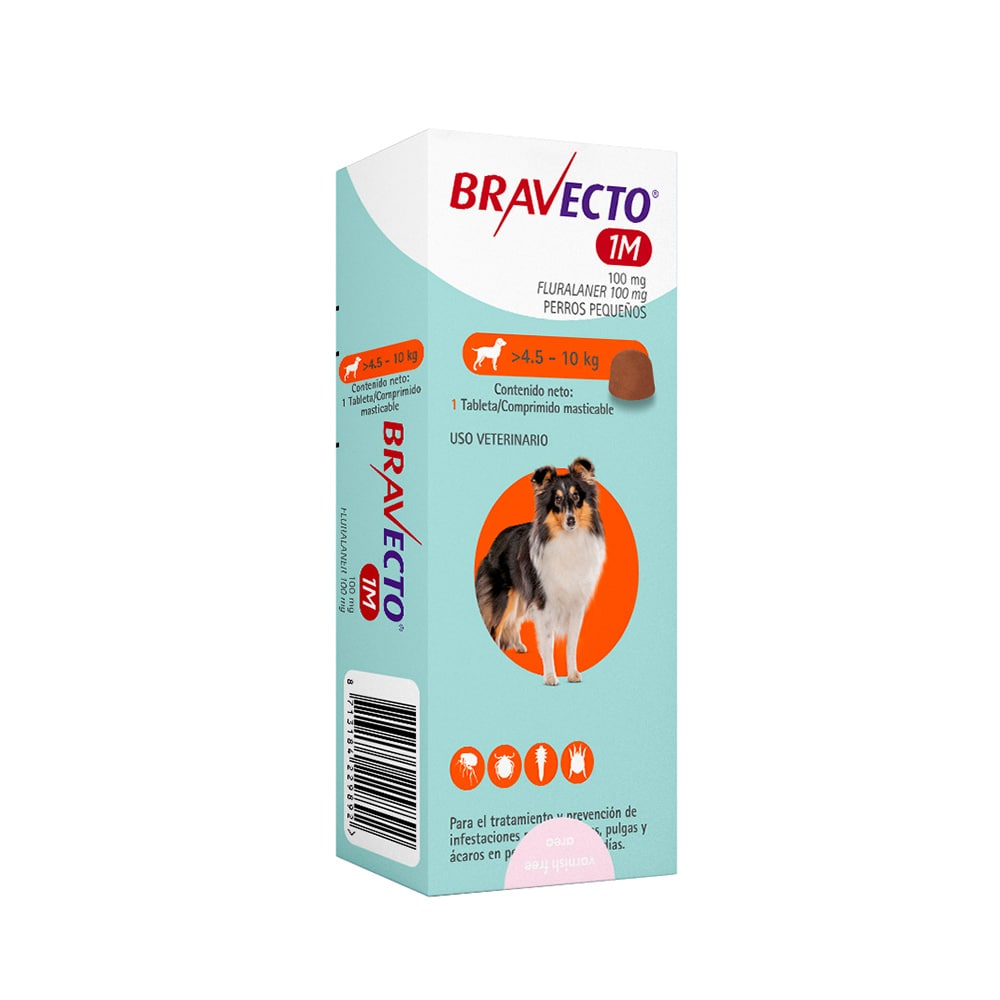 Bravecto 1M naranja (4,5-10)
