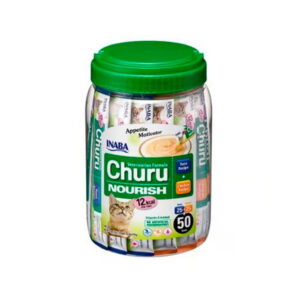 Churu Nourish Bombonera x 50 Unidades x 14gr (25 Tuna/25 Chicken)