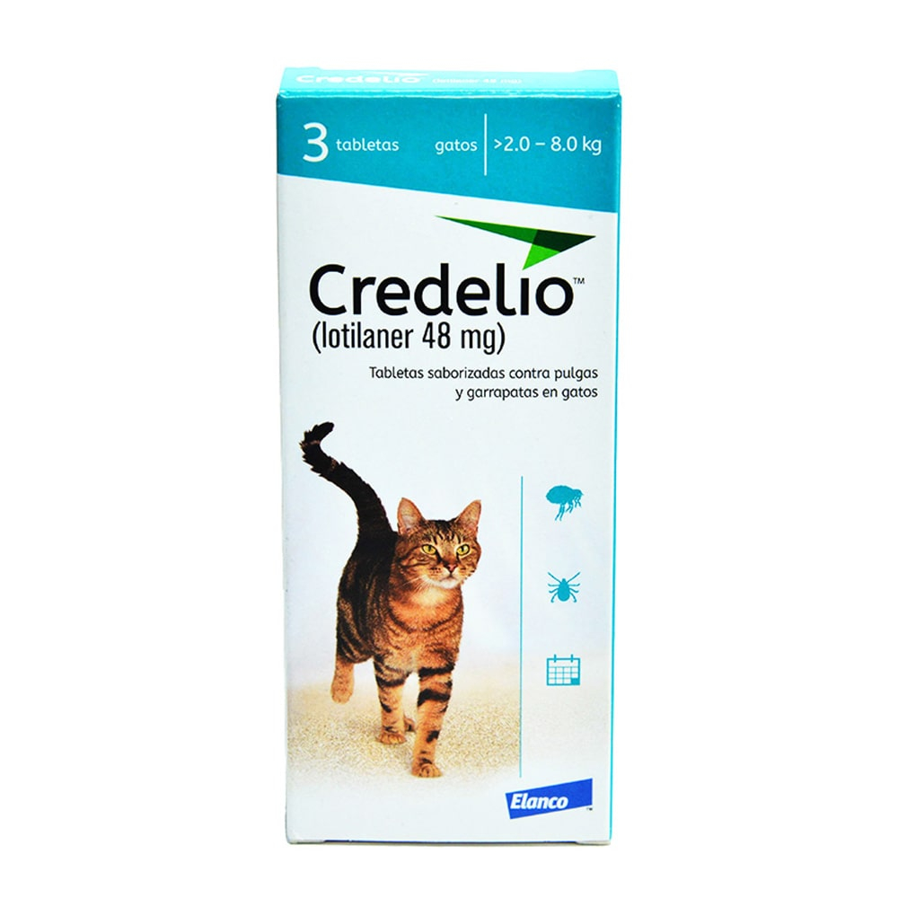Credelio Gato 48mg (2.0 - 8.0) x 3 Tab