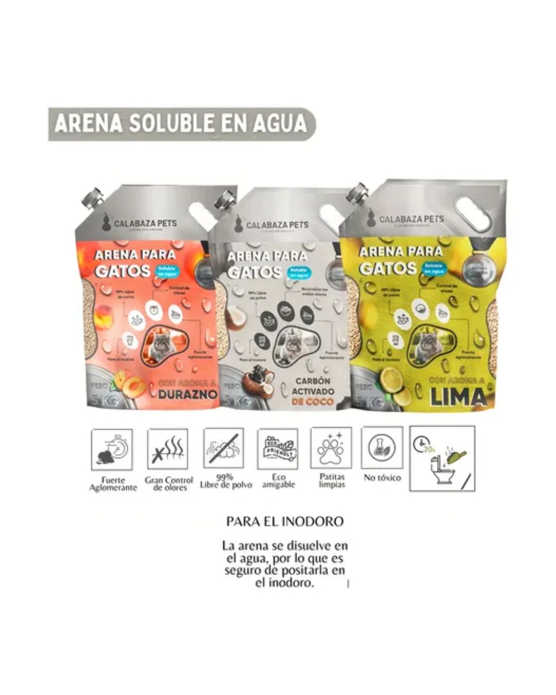 ARENA BENTONITA SOLUBLE EN AGUA