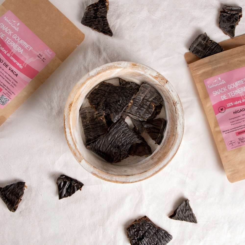 Hígado de res deshidratado