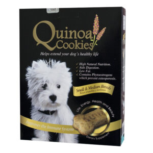 Quinoa cookies razas pequeñas y medianas caja x 150 gr