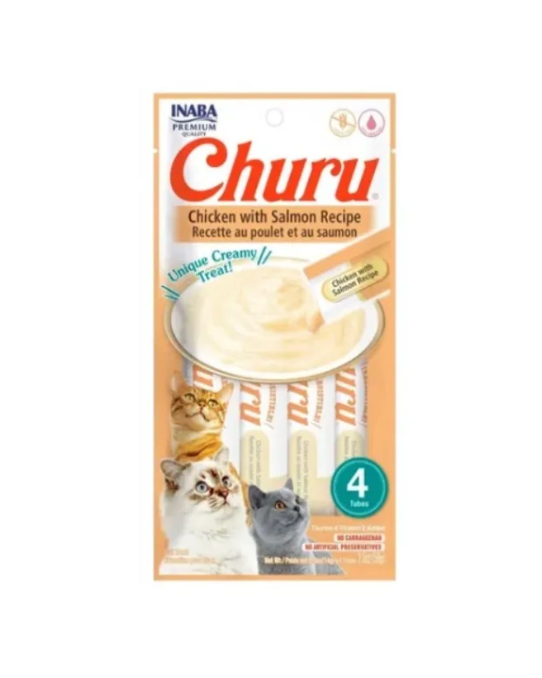 Churu chiken with salmon x unidad