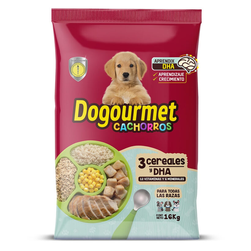 Dogourmet perro cachorro 3 cereales