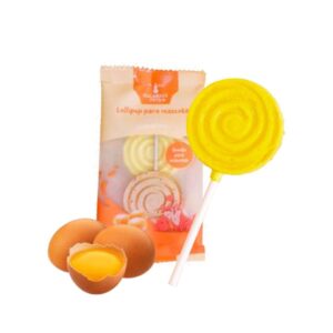 Lollipop para mascotas Sabor Yema de Huevo (Naranja)