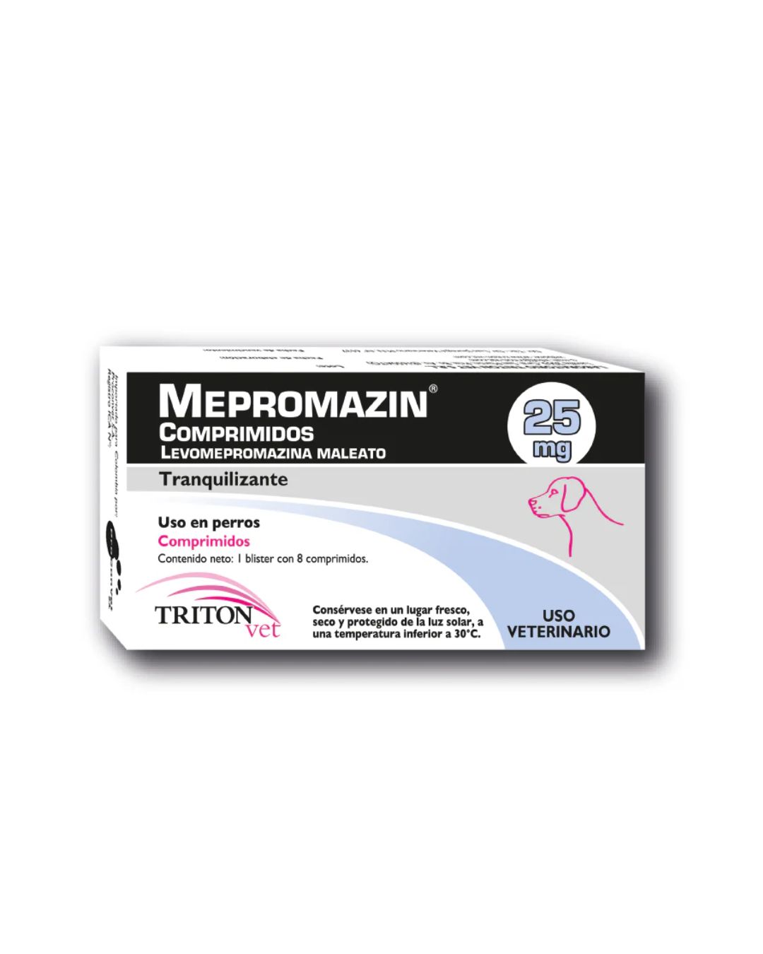 Mepromazin x 25 MG x 8 Tabletas
