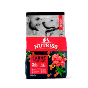 Nutriss adulto carne y vegetales x 2 kg