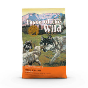 Taste of the wild high prairie puppy x 5 lb (naranja)