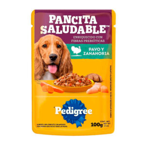Pouch Pedigree Alta Proteina Pancitas saludable Pavo y Zanahoria x 100g