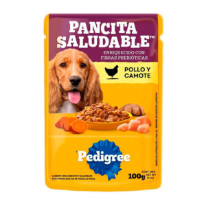 Pouch Pedigree Alta Proteina Pancitas saludable Pollo y Camote x 100g