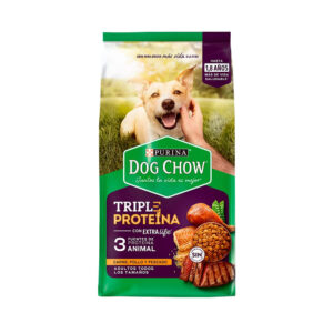 Dog chow perro adulto triple proteína