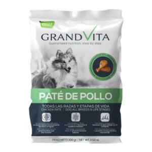 Grand Vita Pate de Pollo Perro x 100grs