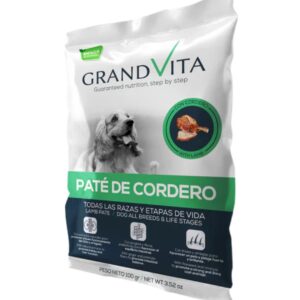 Grand Vita Pate de Cordero Perro x 100grs