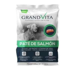 Grand Vita Pate de Salmon Perro x 100grs