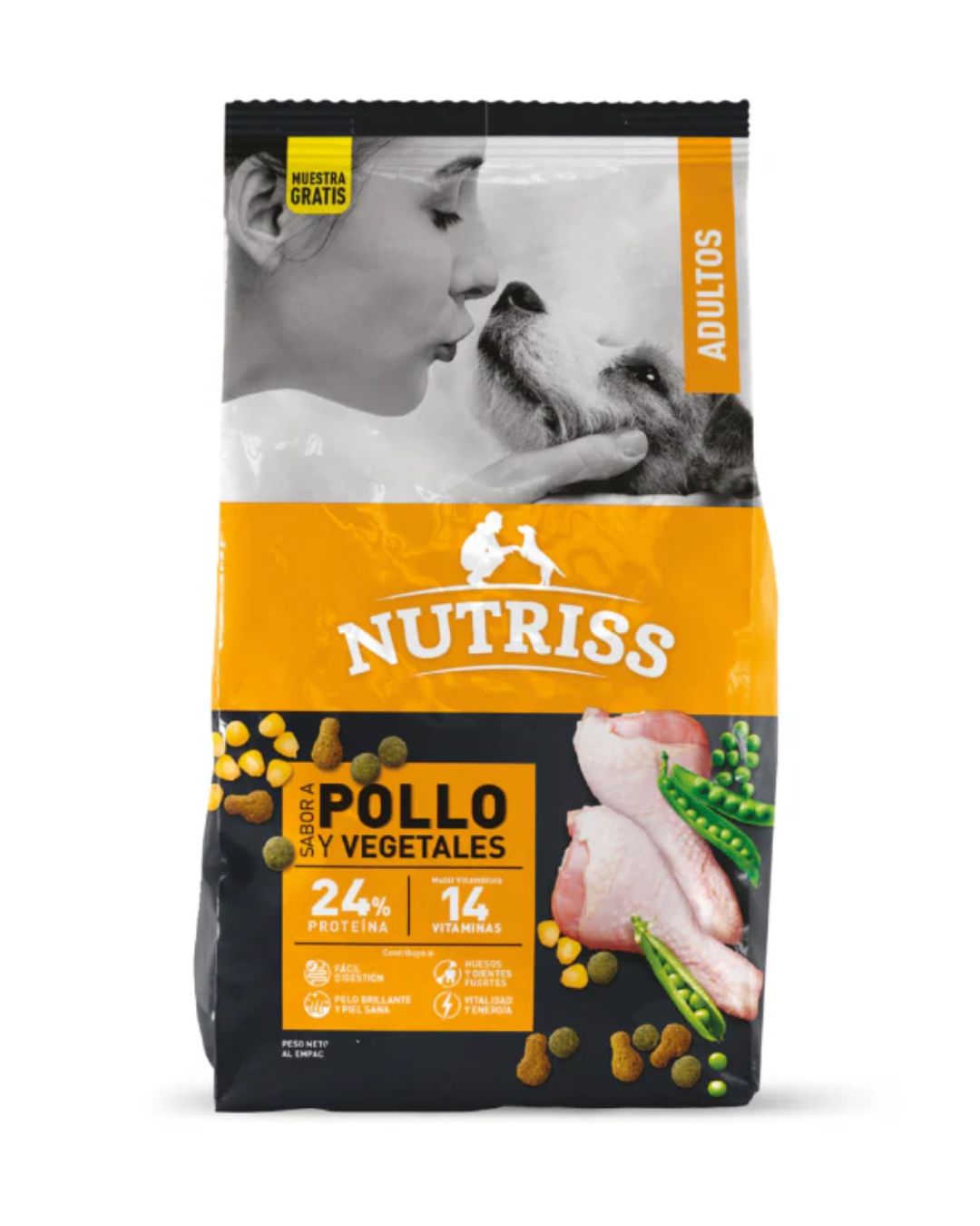 Nutris Adulto Pollo y vegetales x 1 kg