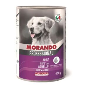 Morando Prof. Dog Pate With Lamb - Cordero Lata x 400 grs (Morado)