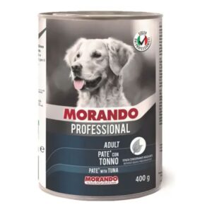 Morando Prof. Dog Pate With Tuna - Atun Lata x 400 grs (Gris)